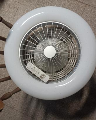 ventilatore con luce a colori