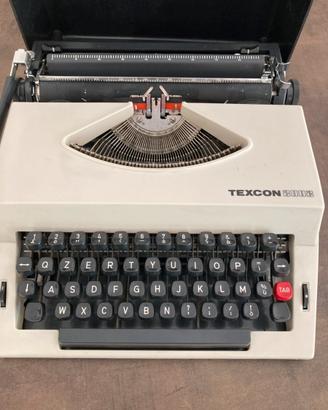 Macchina da scrivere vintage Texcon 2002 anni 70