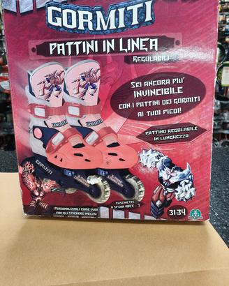 pattini in linea Gormiti regolabile in lunghezza 