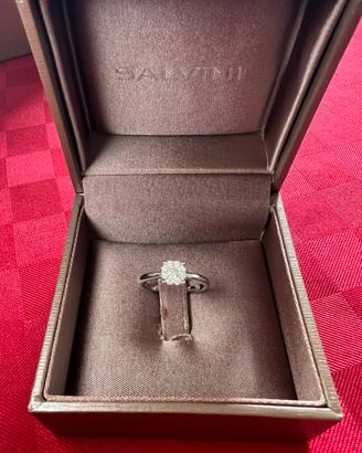 Anello Salvini Damiani Oro Bianco con Diamanti