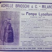 Pompa tecnica Lysoform vintage