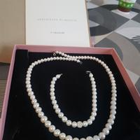colana e bracialeto perle da Stroili 
