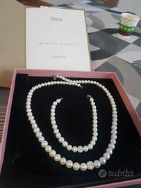 colana e bracialeto perle da Stroili 