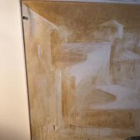 Testiera letto fatta da artista