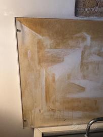 Testiera letto fatta da artista