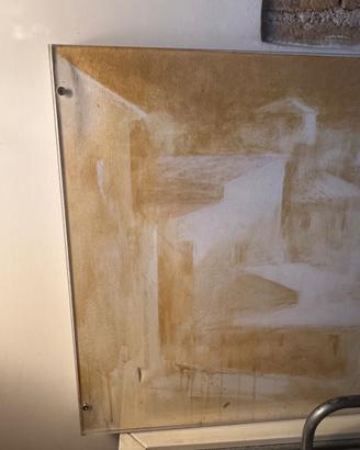 Testiera letto fatta da artista