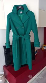 Cappotto donna verde smeraldo