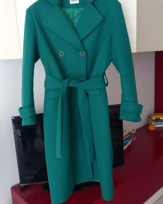 Cappotto donna verde smeraldo
