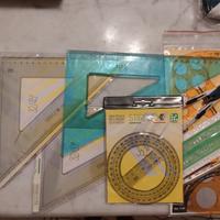 Set scuola per disegno tecnico