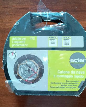 Catene da neve Acter 47s nuove per fiat Panda