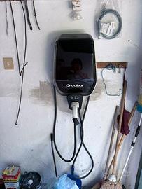 Colonnina ricarica auto elettrica Cabur