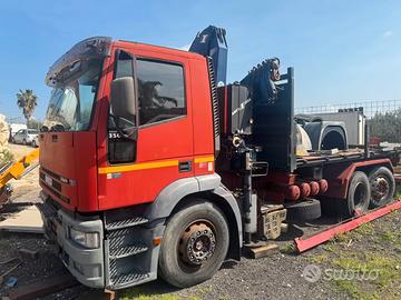 Iveco 260e35 gru ribaltabile //motore rotto//!!