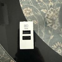 Caricatore usb A e C Bticino