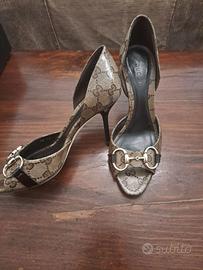 Scarpe Gucci tela