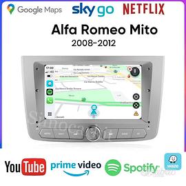 Autoradio CarPlay Android Auto per Alfa MiTo 7"