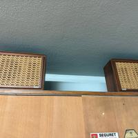 Coppia di casse acustiche vintage