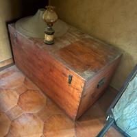 Baule in legno meta’ novecento
