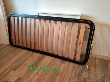 Rete singola regolabile 80 x 190 cm