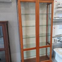 Vetrina Illuminata in Legno x Casa o Ufficio H 216