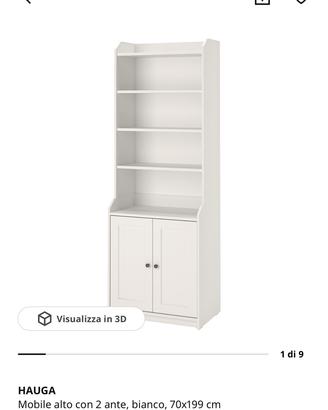 Mobile alto IKEA HAUGA – Bianco