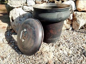 Pentolone in rame rossa