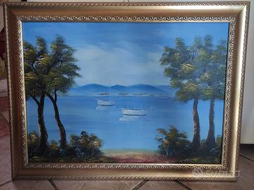 Quadro Paesaggio Lago