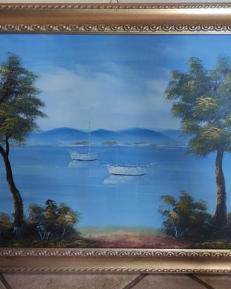 Quadro Paesaggio Lago