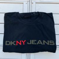 Tshirt Uomo Tg. M DKNY Jeans Nero Cotone
