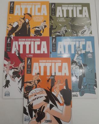 ATTICA (5 albi) + AXEL ARDAN (serie completa)