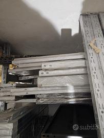 Scaffali porta merce zincati industriali Nuovi 
