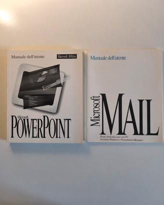 Lotto Manuali Vintage Microsoft Office Anni '90 