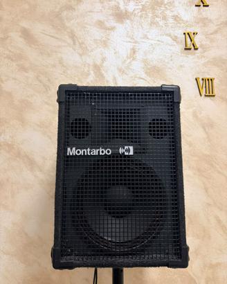 Coppia casse montarbo + mixer