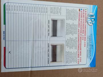 Oscurante zanzariera NRF 600x450 avorio con crepa