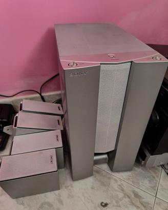 Sistema audio Sony 5.1 SA-WMS325 sub + 5 casse