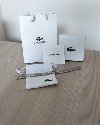 Bracciale Lacoste Metropole Uomo Acciaio Originale