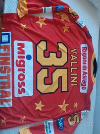 maglia replica originale hockey asiago 35 vallini