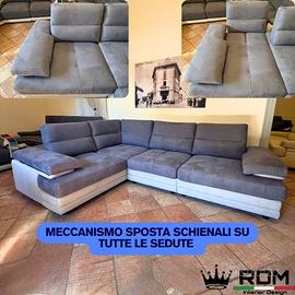 DIVANO ANGOLARE MAICOL ANTIMACCHIA 295X220