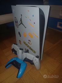 PlayStation 5 rotta + 3 controller dualsense rotti