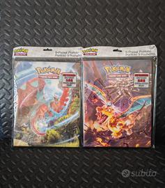 Coppia Raccoglitore Pokemon Ultra Pro Nuovi 