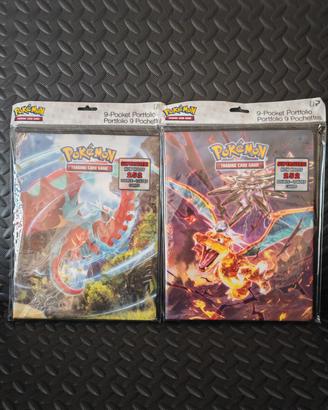 Coppia Raccoglitore Pokemon Ultra Pro Nuovi 