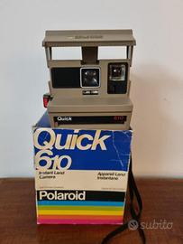 Polaroid Quick 610 vintage con scatola originale