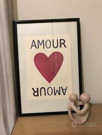Quadro design moderno amour regal0 a 5€