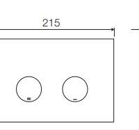 Placca di comando Bianca