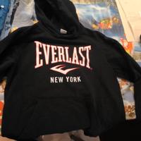 felpa Everlast con cappuccio cotone garzato non fe