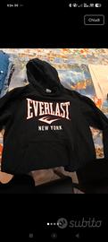 felpa Everlast con cappuccio cotone garzato non fe
