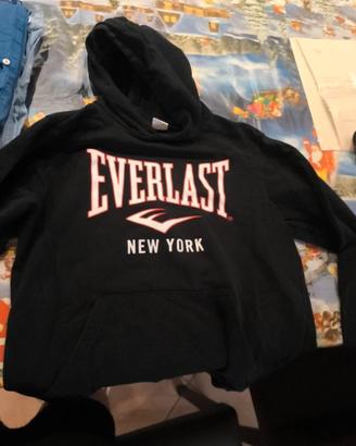 felpa Everlast con cappuccio cotone garzato non fe