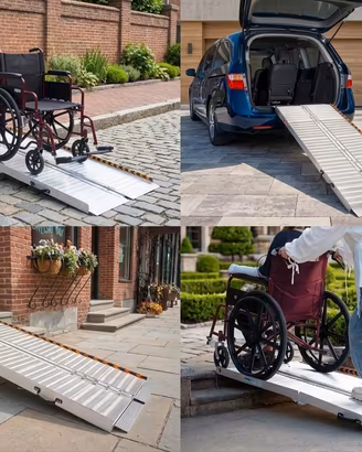 Rampa Disabili Pieghevole 213x74 cm gardhom
