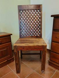 Sedia legno massello