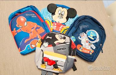 Zaini per bambini asilo disney spazio
