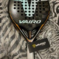 Padel racchetta Vairo Black Karbon confort NUOVA